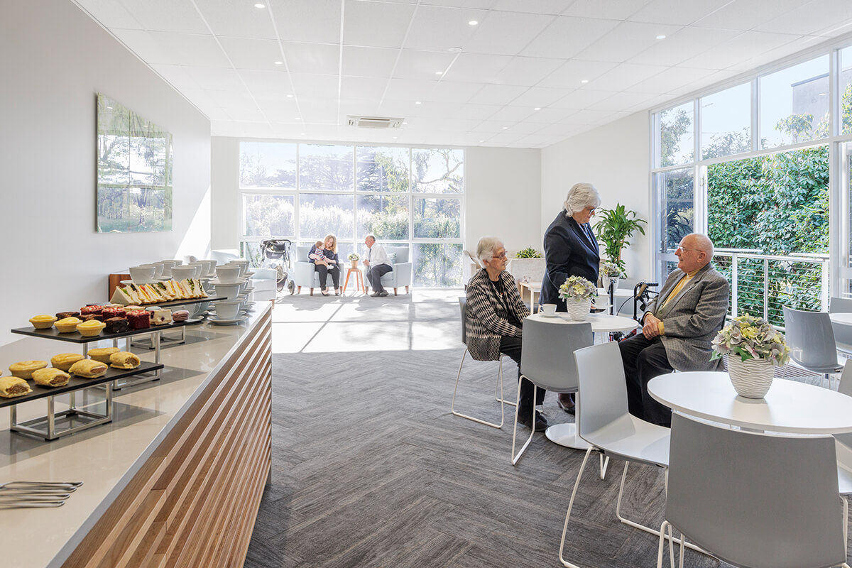 Refreshment lounge